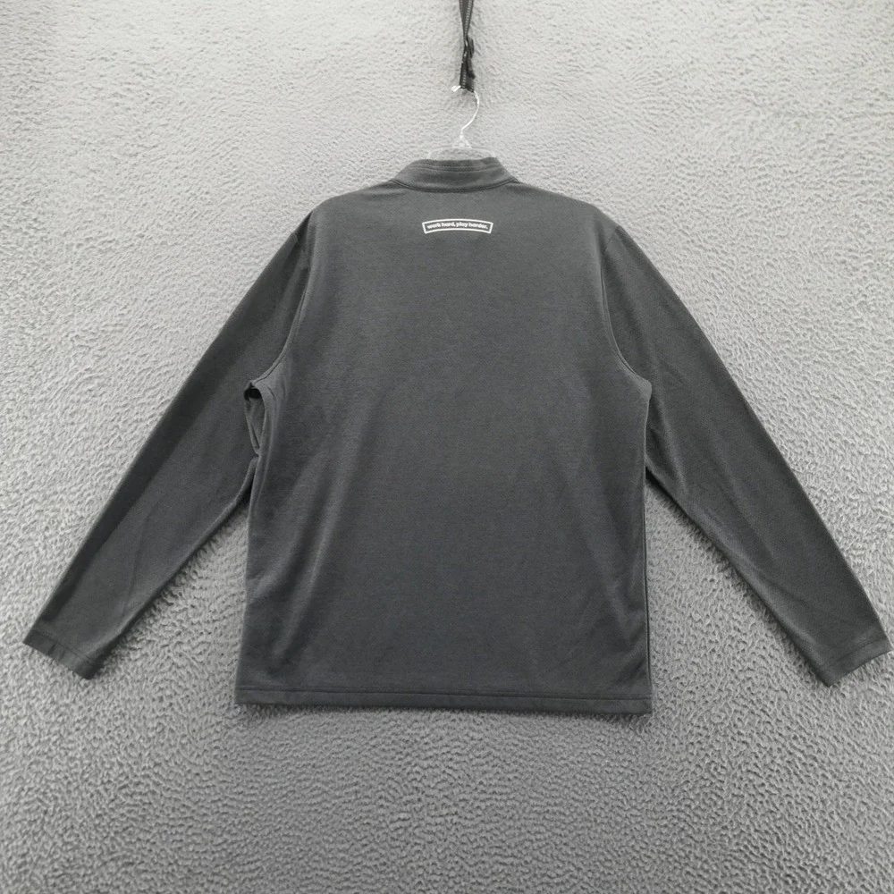 Adidas Lightweight 1/4‎ Zip Jacket Large Gray Heather Mens Mock Neck Golf